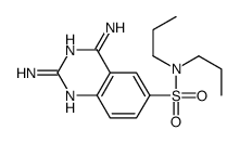 2,4-diamino-N,N-dipropylquinazoline-6-sulfonamide Structure