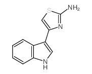 4-(1H-3-吲哚)-1,3-噻唑-2-胺图片