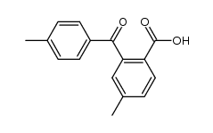 4-methyl-2-p-toluoyl-benzoic acid Structure