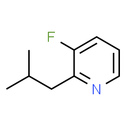 3-氟-2-异丁基吡啶结构式