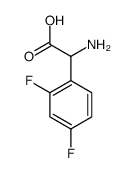 2,4-DIFLUORO-DL-PHENYLGLYCINE Structure