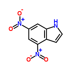 4,6-Dinitro-1H-indole Structure