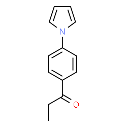 1-[4-(1H-pyrrol-1-yl)phenyl]propan-1-one Structure