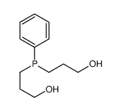 3-[3-hydroxypropyl(phenyl)phosphanyl]propan-1-ol结构式