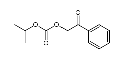 phenacyl iso-propyl carbonate Structure