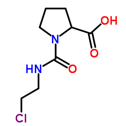 1-[(2-Chloroethyl)carbamoyl]proline Structure
