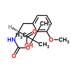 Boc-3-Methoxy-L-Phenylalanine结构式