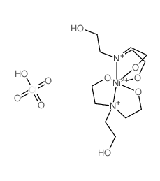 2-[bis(2-hydroxyethyl)amino]ethanol,nickel(2+),perchloric acid结构式