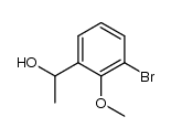 1-(3-bromo-2-methoxyphenyl)ethanol Structure