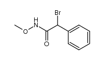 2-bromo-N-methoxy-2-phenylacetamide结构式