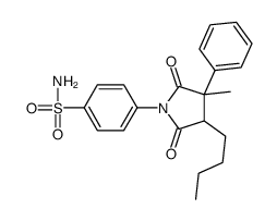 4-(4-butyl-3-methyl-2,5-dioxo-3-phenylpyrrolidin-1-yl)benzenesulfonamide Structure