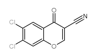 3-CYANO-6,7-DICHLOROCHROMONE structure