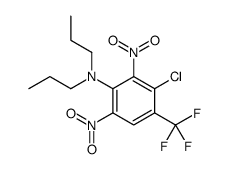 3-chloro-2,6-dinitro-N,N-dipropyl-4-(trifluoromethyl)aniline structure