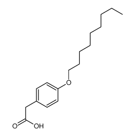 2-(4-nonoxyphenyl)acetic acid Structure