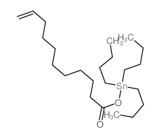 三丁基锡 10-十一碳烯酸结构式
