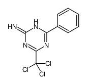 4-phenyl-6-(trichloromethyl)-1,3,5-triazin-2-amine结构式