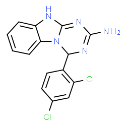 4-(2,4-Dichlorophenyl)-1,4-dihydro-[1,3,5]triazino[1,2-a]benzimidazol-2-amine图片