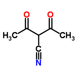 2,2-Diacetylacetonitrile Structure