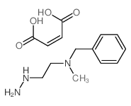 N-benzyl-2-hydrazinyl-N-methylethanamine,(Z)-but-2-enedioic acid结构式