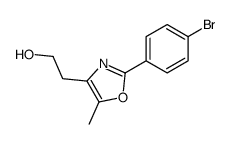 2-[2-(4-bromophenyl)-5-methyl-1,3-oxazol-4-yl]ethanol Structure