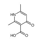 4-HYDROXY-2,6-DIMETHYLNICOTINIC ACID structure