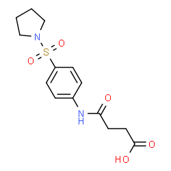 N-[4-(PYRROLIDINE-1-SULFONYL)-PHENYL]-SUCCINAMIC ACID picture