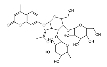路易斯X三糖,4-甲基伞形酮甙结构式