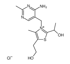 2-(1-hydroxyethyl)thiamine hydrochloride结构式