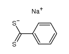 dithiobenzoic acid sodium salt Structure