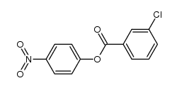 4-nitrophenyl 3-chlorobenzoate Structure