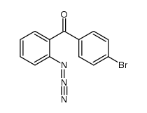 2-azido-4'-bromo-benzophenone结构式