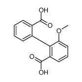 2-(2-carboxyphenyl)-3-methoxybenzoic acid结构式
