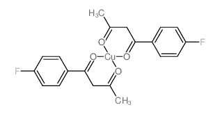 copper; 1-(4-fluorophenyl)butane-1,3-dione结构式