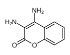3,4-diaminochromen-2-one Structure