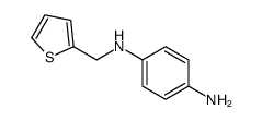 4-N-(thiophen-2-ylmethyl)benzene-1,4-diamine Structure