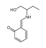 6-[(1-hydroxybutan-2-ylamino)methylidene]cyclohexa-2,4-dien-1-one结构式