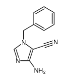 4-amino-1-benzylimidazole-5-carbonitrile Structure