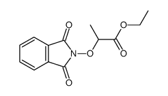 2-((1,3-二氧代异吲哚啉-2-基)氧基)丙酸乙酯结构式