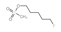 1-fluoro-5-methylsulfonyloxy-pentane结构式