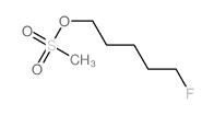 1-fluoro-5-methylsulfonyloxy-pentane structure