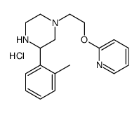 3-(2-methylphenyl)-1-(2-pyridin-2-yloxyethyl)piperazine,hydrochloride Structure