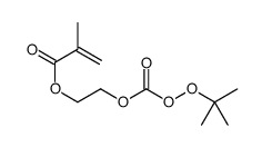 2-tert-butylperoxycarbonyloxyethyl 2-methylprop-2-enoate Structure