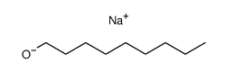 sodium n-nonanolate Structure