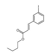 butyl 3-(3-iodophenyl)prop-2-enoate结构式