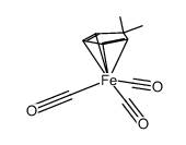 (5,5-dimethylcyclopentadiene)tricarbonyliron Structure