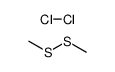 dimethyl disulfide, compound with chlorine结构式