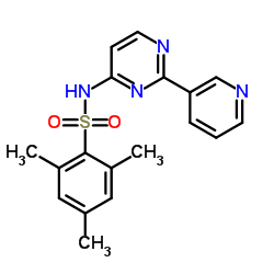 2,4,6-Trimethyl-N-[2-(3-pyridinyl)-4-pyrimidinyl]benzenesulfonamide结构式