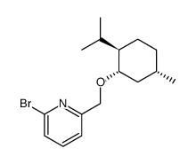 2-bromo-6-(D-menthyloxymethyl)pyridine结构式