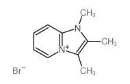 7,8,9-trimethyl-1,7-diazabicyclo[4.3.0]nona-2,4,8-triene Structure