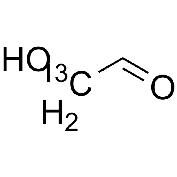 Glycolaldehyde-2-13C Structure